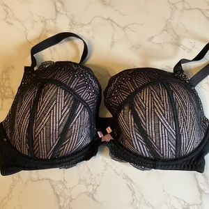Curvy Kate molded Cups underwire bra black and pink 36E like new